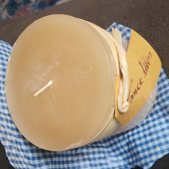 Vance Kitira Timber Unscented Pillar Candle - Picture 2 of 5